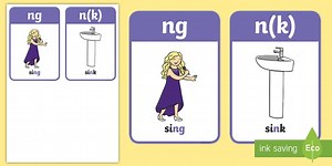 My 'Ng' Sound Family Flashcards