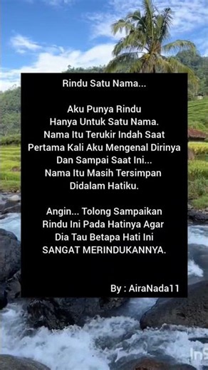 Rindu Satu Nama #quotes#katakatabijak #motivasi #shorts #story #storywa #instagram