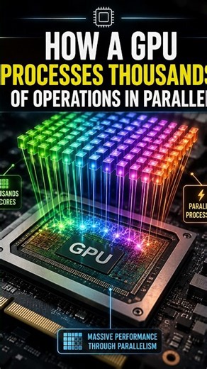 How GPUs Process THOUSANDS of Operations at Once! 🤯 | GPU Parallel Processing Explained