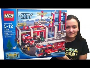 LEGO City 7208 Fire Station Review - BrickQueen