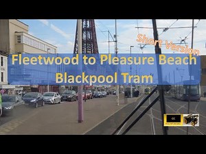 Blackpool Tram Cab view, filmed April 2025 - Short version