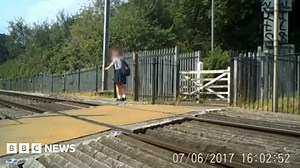 Footage shows children 'misusing' St Albans level crossing