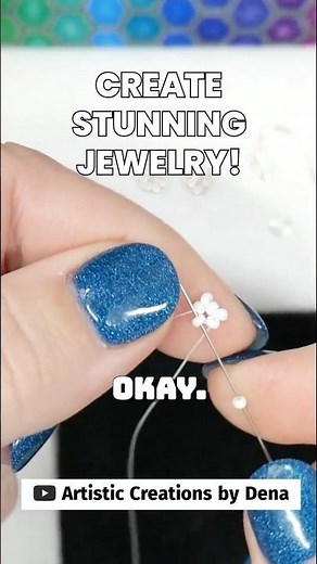 Mastering the Double Right Angle Weave Technique #shorts