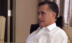 Watch Mitt Romney rehearse his concession speech to President Obama
