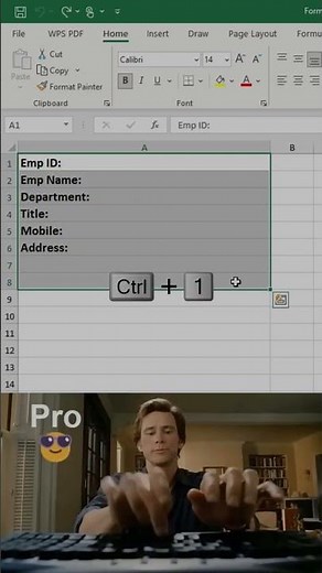 Excel Form Trick 😱 Underline Par Typing Kaise Kare (Professional Form)