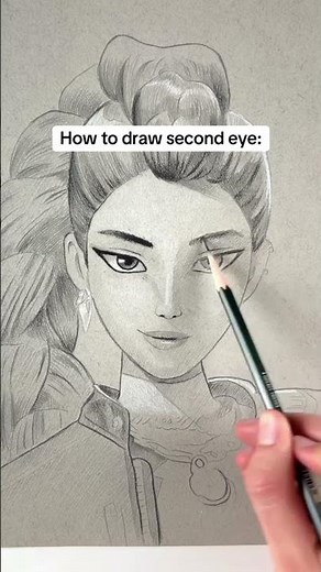 How to Draw Second Eye of Rumi | Kpop Demon Hunters Drawing Tutorial