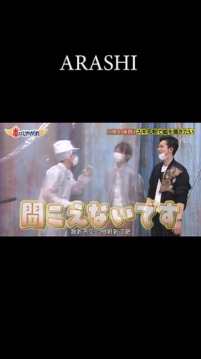 嵐にしやがれのユニークな花粉アートの楽しみ