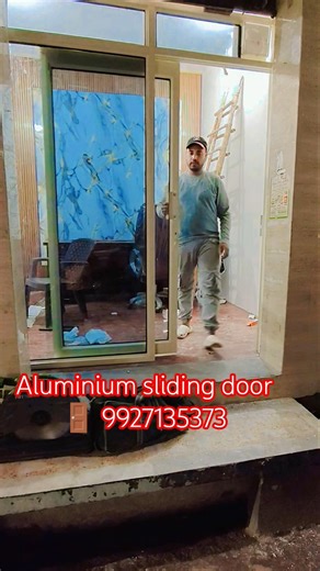 aluminium sliding door 🚪 window #home #contractors #fabricationdesavon #aluminiumdoor #interior