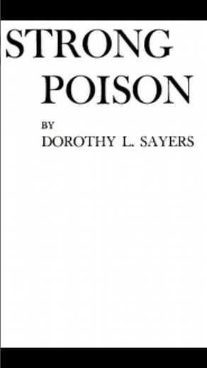 Strong Poison booktube project gutenberg ebook freebook free books public domain copyright free