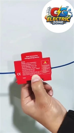 🔥 Fire Protection Device | Safety First | CG Electric Zone 🔥 #electrical #shortvideo #smoke detector
