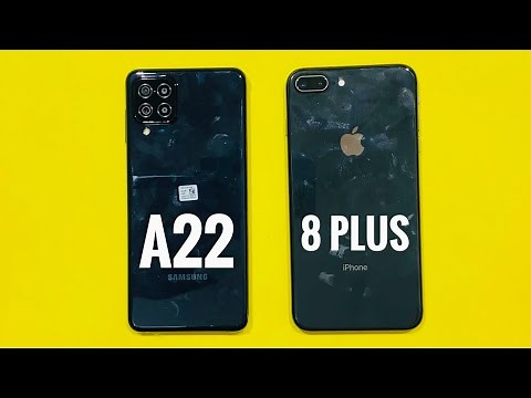 Samsung Galaxy A22 vs iPhone 8 Plus