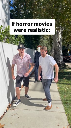 Brandon Calvillo on Instagram: "If horror movies were realistic"