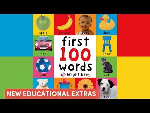 First 100 Words 🚗🍎 | First Words & Early Vocabulary | Roger Priddy Read Aloud | Hoots & Tales