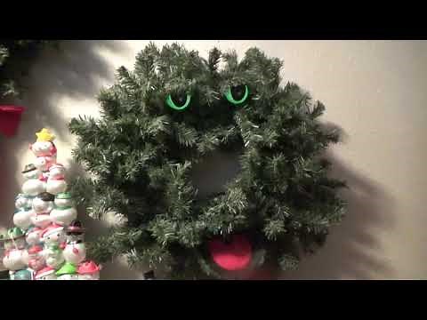 Gemmy Original Talking and Singing Christmas Wreath (Douglas Fir)