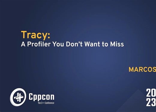 【CppCon2023】【中英字幕】An Introduction to Tracy Profiler in C  
