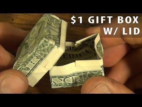 Origami One Dollar Gift Box by Jeremy Shafer
