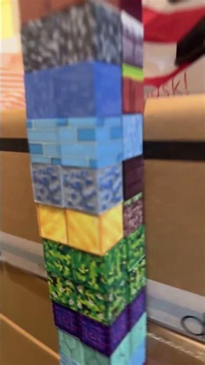 Minecraft blocks tower