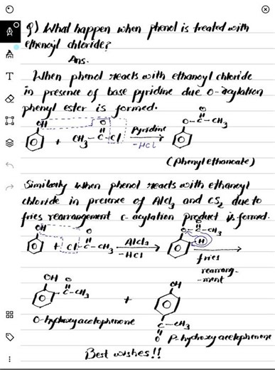 Pheno reacts with ethanoyl chloride ‪@Chemistry-gb‬ #chemistrypage #chemistry #chemistrychamps