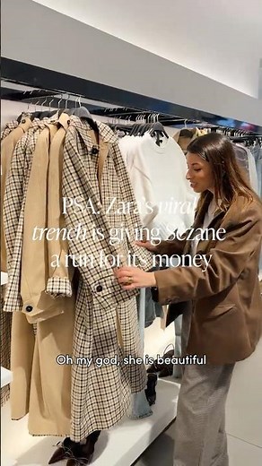 Zara made a reversible trench coat… and we’re obsessed 👀