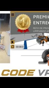 PREMIO entregado a LUCIANO ganador VEX CODE VR