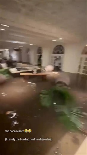 The Boca Resort after heavy rains last evening! #BocaResort | Sylvia Aptekar