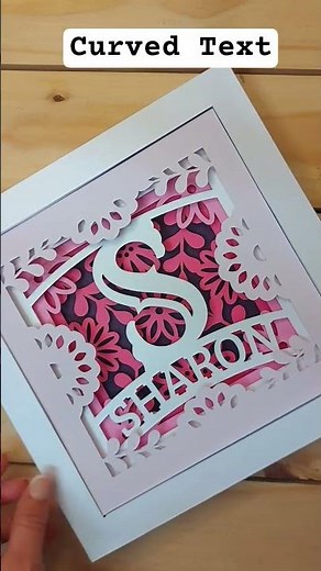 Layered SVG Customizable Shadow Box Cut Files Templates Cricut Made Silhouette Cameo #diy #cricut