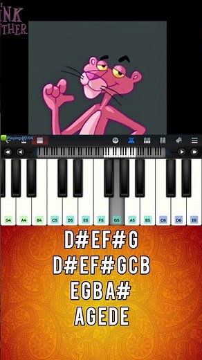 Pink Panther Theme | Easy Piano Tutorial