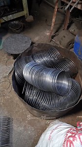 How Large Steel Springs are Made for Machines and Filters | Smartest Workers