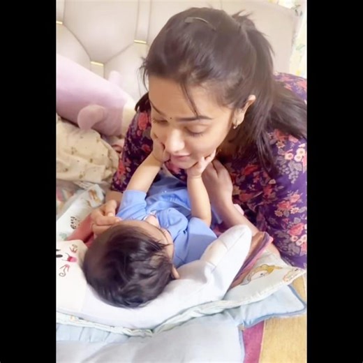 Sri Satya Playing with Anjali Pavan's Son