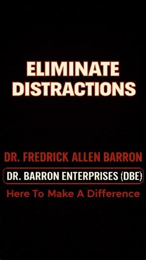 ELIMINATE DISTRACTIONS 🚫✨