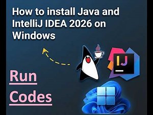How to install Java and IntelliJ IDEA 2026.2