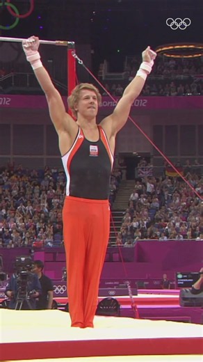 Flying Dutchman, indeed 🇳🇱 Epke Zonderland’s legendary high bar routine at #London2012 tied the top gymnastics score across all events. 🥇 #Olympics #Gymnastics