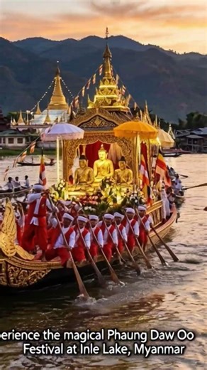 Inside the Poya Pwe: Myanmar’s Royal Boat Procession | Inle Lake