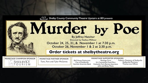 To the tintinabulation that so musically wells From the bells, bells, bells, bells, Bells, bells, bells— From the jingling and the tinkling of the bells. John Campbell, an actor in our crrent production of Murder by Poe, explains why this poem means so much to him . . . #shelbyvilleky #shelbytheatre #shelbykytourism #shelbymainstreet #801main #shelbycountyky | Shelby County Community Theatre