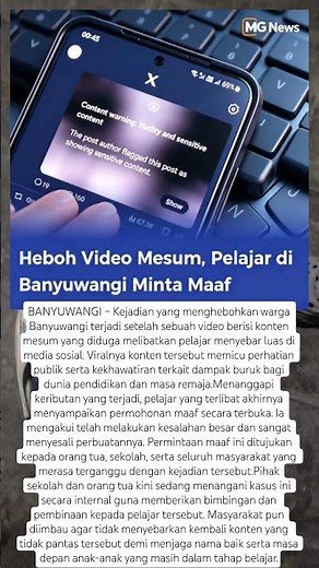Heboh😱‼️ Video Mesum yang Viral