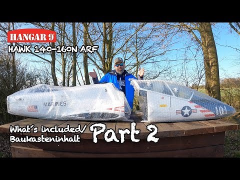 Hangar 9 Hawk ARF PART 2 - kit overview / unboxing | DEUTSCH | HAN13750 | Horizon Hobby Turbine Jet