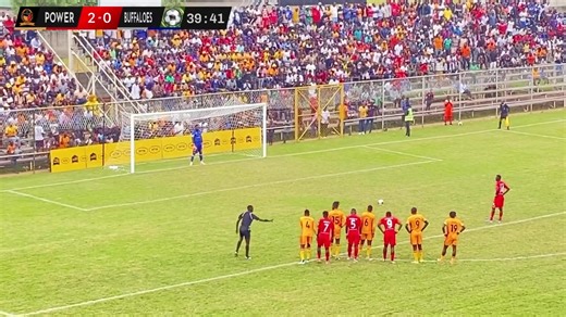 Power Dynamos Goal keeper Willard penalty save
