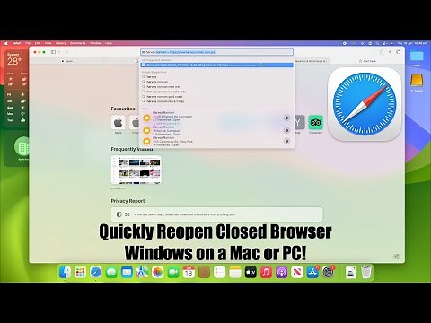 How to Quickly Reopen Closed Browser Windows on a Mac or PC