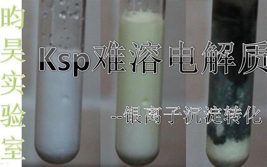 【昀昊实验室】(高考）Ksp之银离子沉淀转化