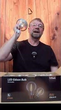 Testing Warm 2700K Dimmable LED Bulbs 12 Pack - Daybetter #shorts