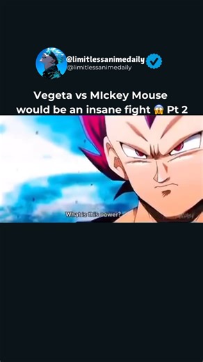Leader Of L.A.D.S. | Vegeta vs. Mickey Mouse Part 2 takes the chaos to a whole new level. Mickey’s pulling out moves we’ve never seen before, and Vegeta’s... | Instagram
