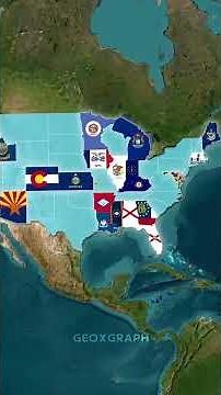 🇺🇸 All 50 US States Song 🎶 | Learn the United States Map Fast! #learning #history