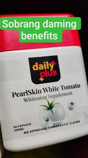PearlSkin White tomato Whitening Supplement #skincare