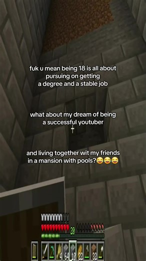 who am I kidding😂😂 #minecraft #stretchtok #fyp #real #loser | minecraft