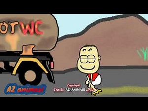 mobil truk oleng penyedot WC | funny cartoon | Kartun lucu | jokes