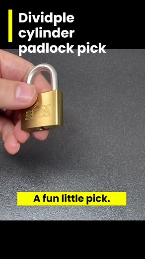 4.2K views · 40 reactions | dividple cylinder padlock pick #viralvideo #lockpicking #reelsfb #viral #security #lockpickingtool #foryou #LOCK #military | Lock Picking V | Facebook