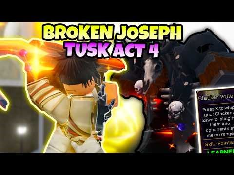 [YBA] Tusk Act 4 BUFFED Joseph Hamon is NO SKILL...