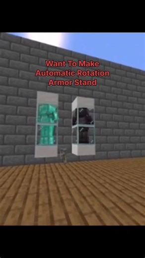 This Armor Stand Rotates By Itself 😳 (Minecraft Secret Build)