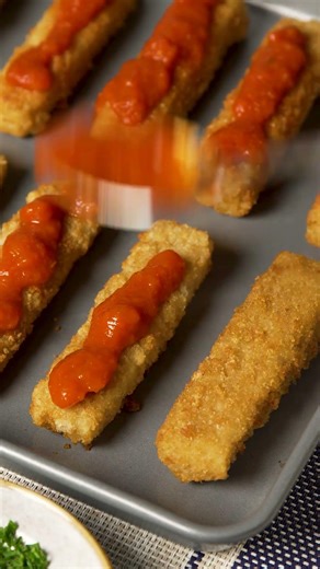 Pizza Fish Sticks | Crispy, Cheesy, Pepperoni-Topped Ultimate Fish Sticks