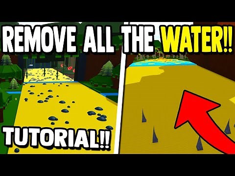how to REMOVE the WATER!! | Build a Boat for Treasure ROBLOX